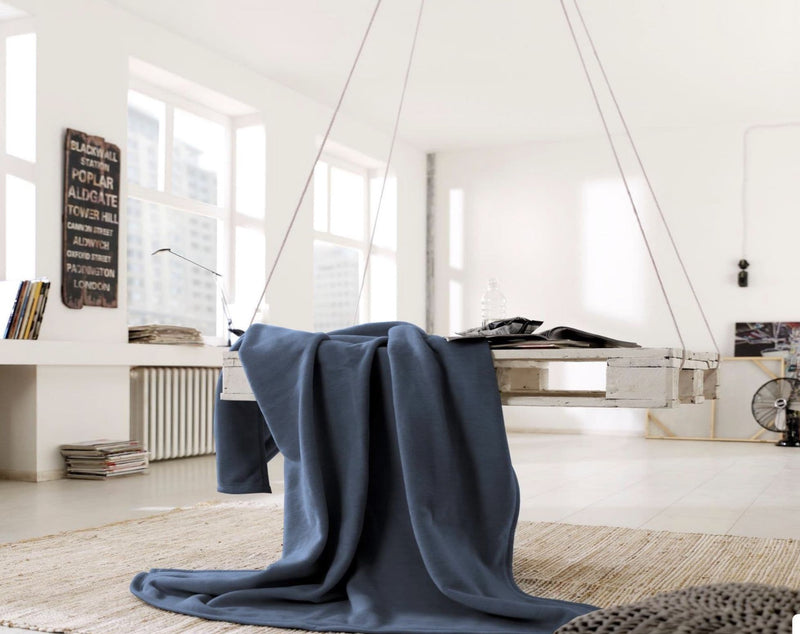 Biederlack Blanket 150x200cm | Jeans