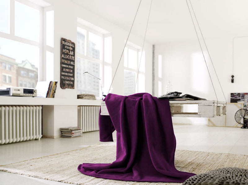 Biederlack Blanket 150x200 cm |  Plum  B3194/5