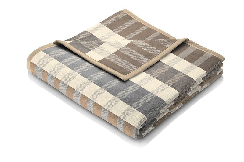 Biederlack Blanket Abstract Stripe 150x200cm | Natural 819796