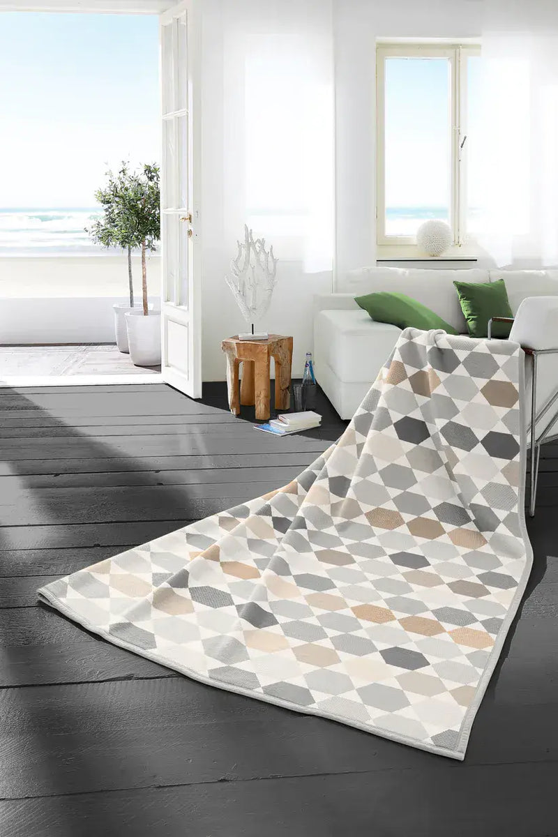 Biederlack Coral Zone  Blanket | Multi