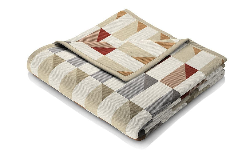 Biederlack  Italian Collection Illusion Blanket 150x200cm  |  Orange B7295