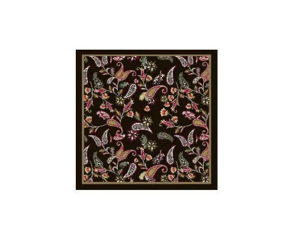 Best Angel Scarf with pearls & Magnetic Closure | Black BA4414_5