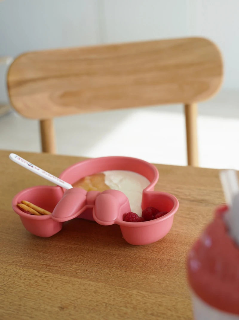 Disney Baby Minnie Mouse Divided Plate  | Pink