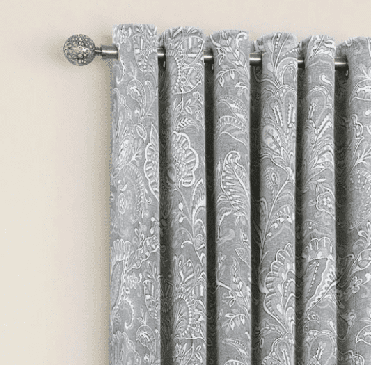 Bordeaux Curtains Silver