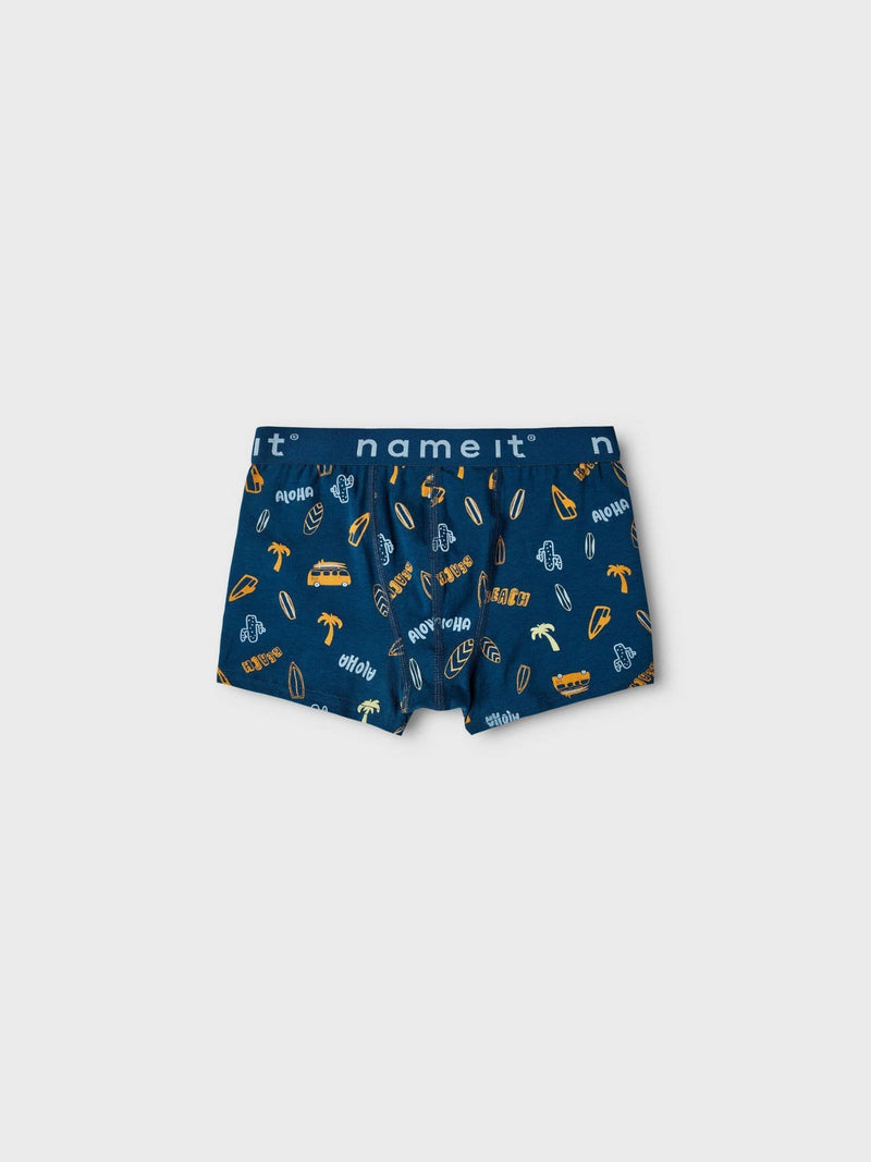 Boxer Kids 3 Pack Sea Blue
