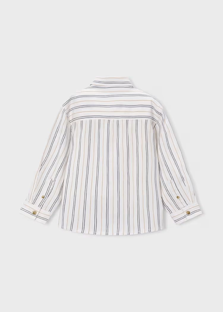 Mayoral Boys Long-Sleeve Shirt | Ink 4144