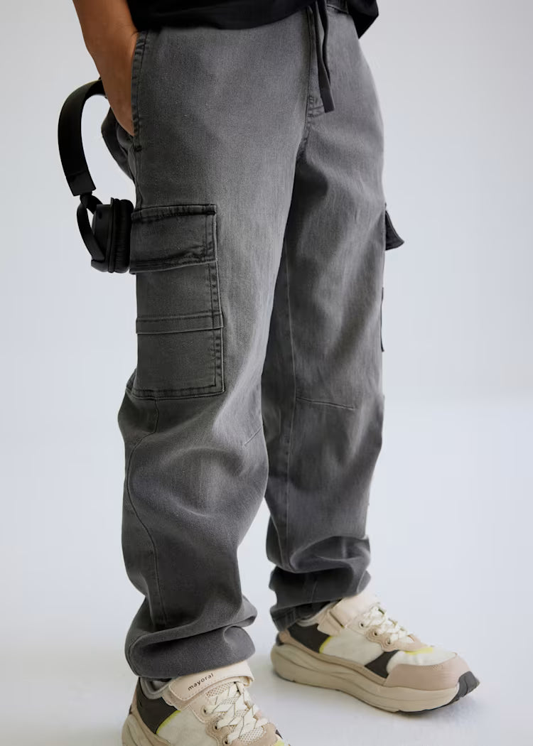 Mayoral Boys Denim Pants | Grey 6570/SS26