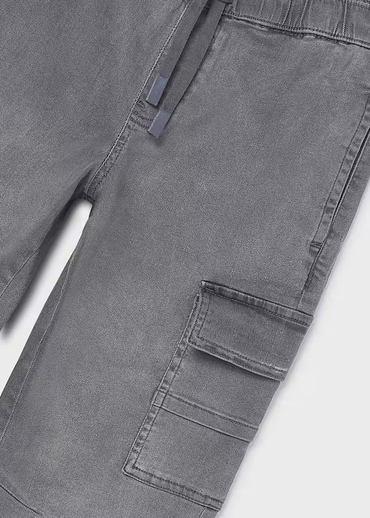 Mayoral Boys Denim Pants | Grey 6570/SS26