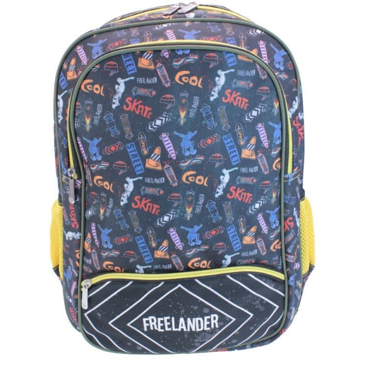 Boys Trolley Bag 34F316 Black & Yellow