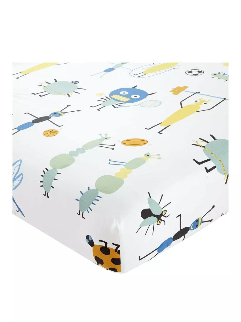 Bugtastic Fitted Sheet Yellow
