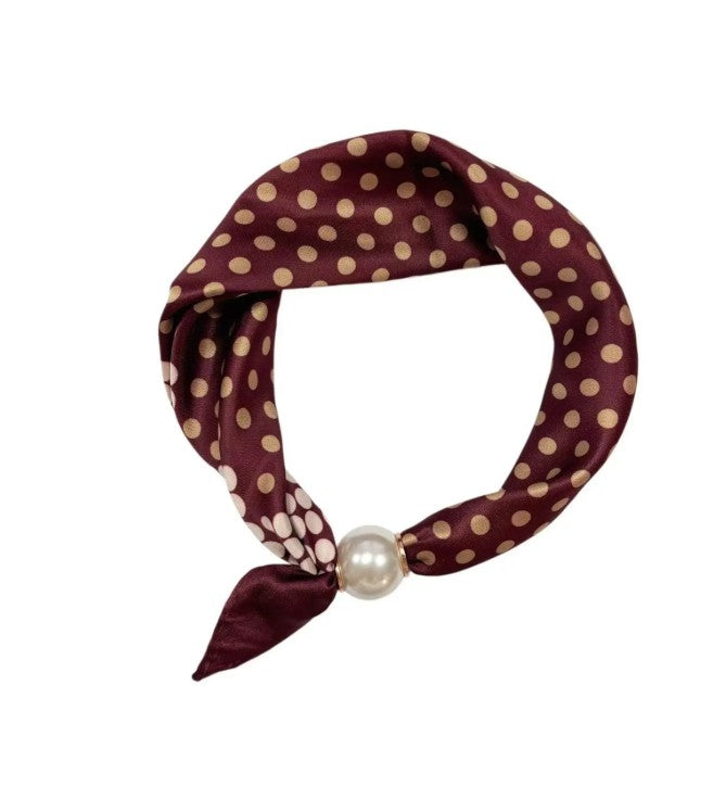 Best Angel Scarf with Pearls & Magnetic Closure | Burgunday BA4416_5