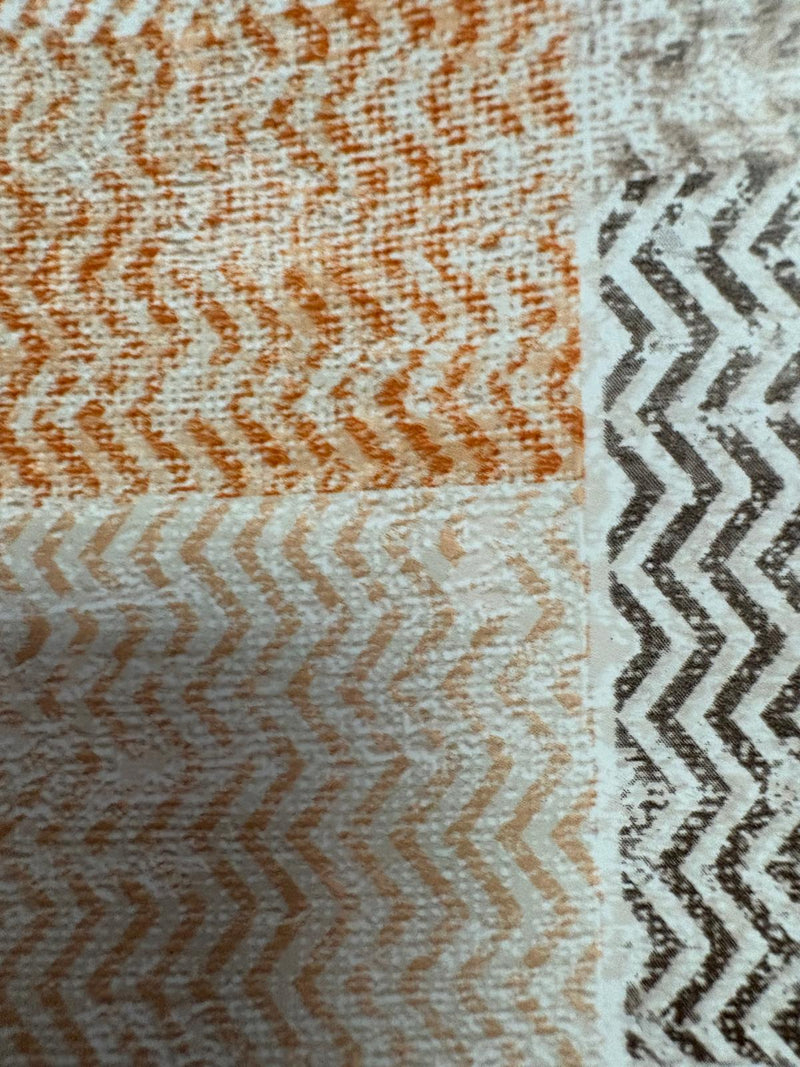WJC PVC Round Table Cloth | Terracota 385562