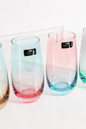 Newgrange Living Two Tone Lustre Hi-Ball Glasses Set of 4 | 1710051