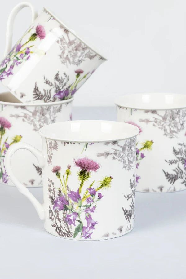 Newgrange Living Thistle Collection 7 Piece Tea Set | White 30255