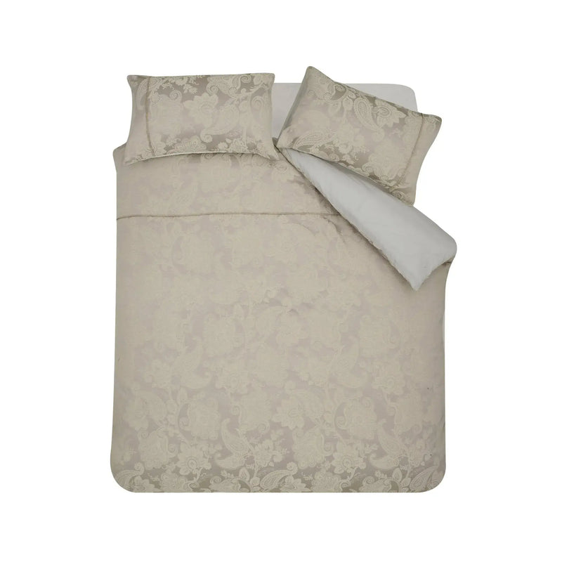 Catherine Landfield Opulent Jacquard Quilt Set | Champagne