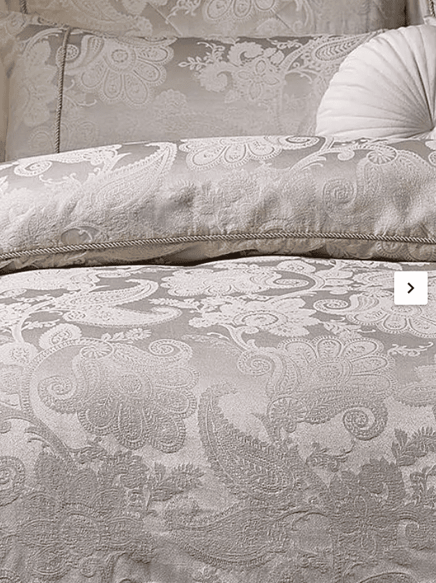 Catherine Landfield Opulent Jacquard Quilt Set | Champagne