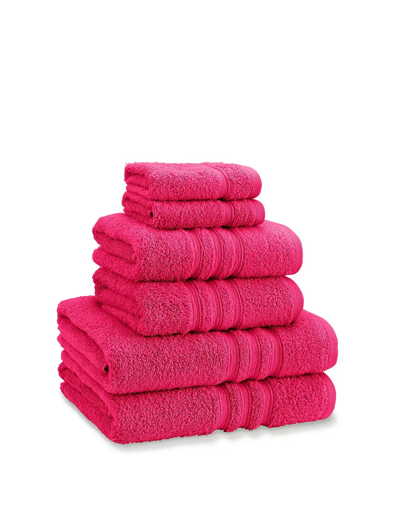 Catherine Lansfield Zero Twist Towel | Hot Pink