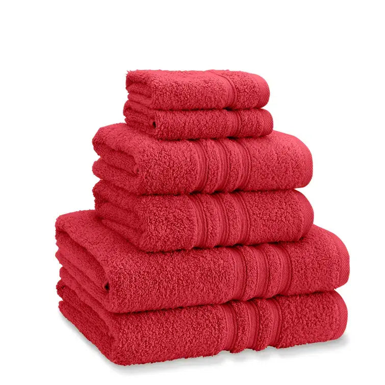 Catherine Lansfield Zero Twist Towel | Red