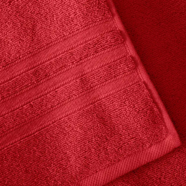 Catherine Lansfield Zero Twist Towel | Red