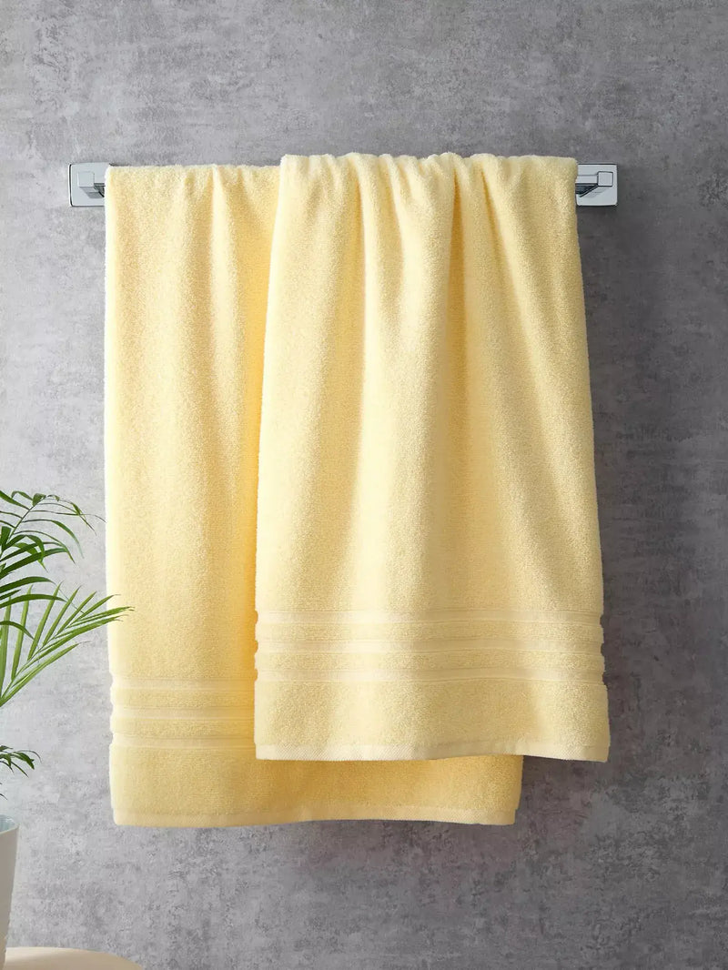 Catherine Lansfield Zero Twist Towel | Yellow