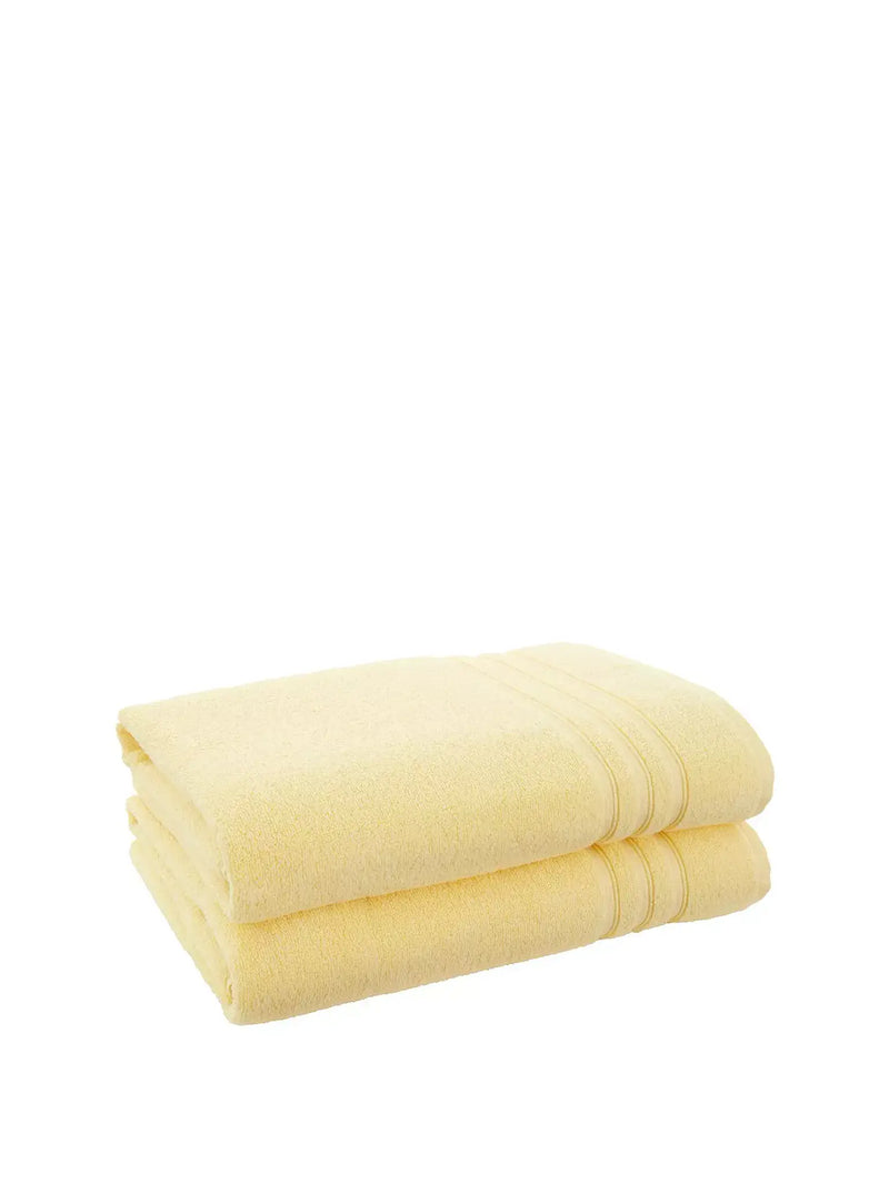 Catherine Lansfield Zero Twist Towel | Yellow