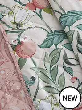Catherine Landsfield Clarece Floral Bedspread  Natural