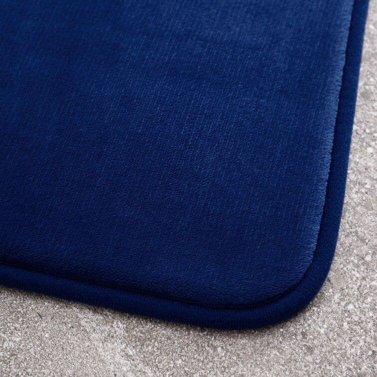 Catherine Lansfield Anti-Bacterial Bath Mat  | Navy