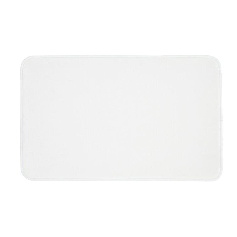 Catherine Lansfield Anti-Bacterial Bath Mat  | White