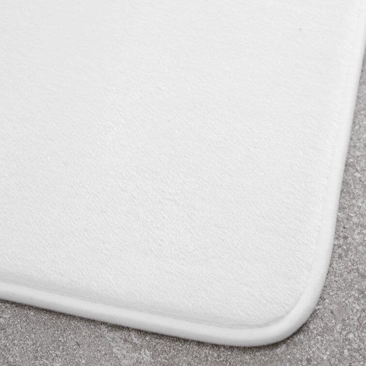 Catherine Lansfield Anti-Bacterial Bath Mat  | White