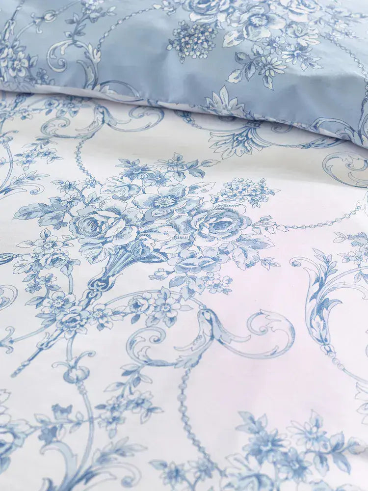 Catherine Lansfield Antoinette Quilt Set | Blue