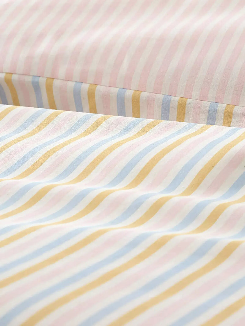 Catherine Lansfield  Brighton Stripe Quilt Set| Bright