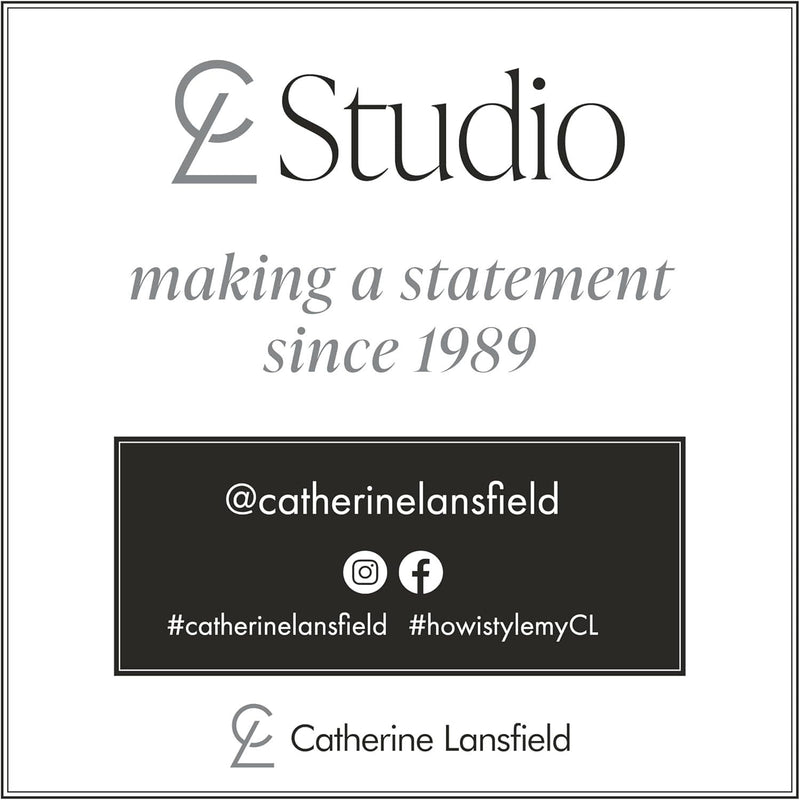 Catherine Lansfield Brooke Floral Pencil Pleat Curtains | Natural