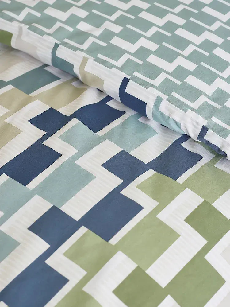 Catherine Lansfield Bryson Quilt Set | Blue