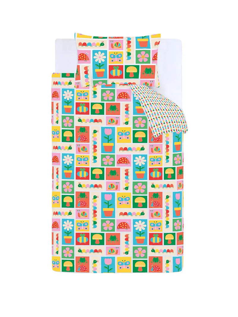 Catherine Lansfield Curious Caterpillar Duvet Set | Bright