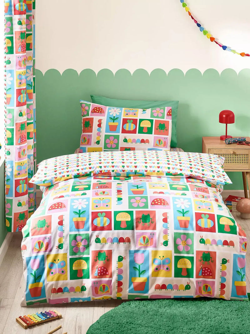 Catherine Lansfield Curious Caterpillar Duvet Set | Bright