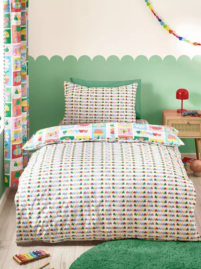 Catherine Lansfield Curious Caterpillar Duvet Set | Bright