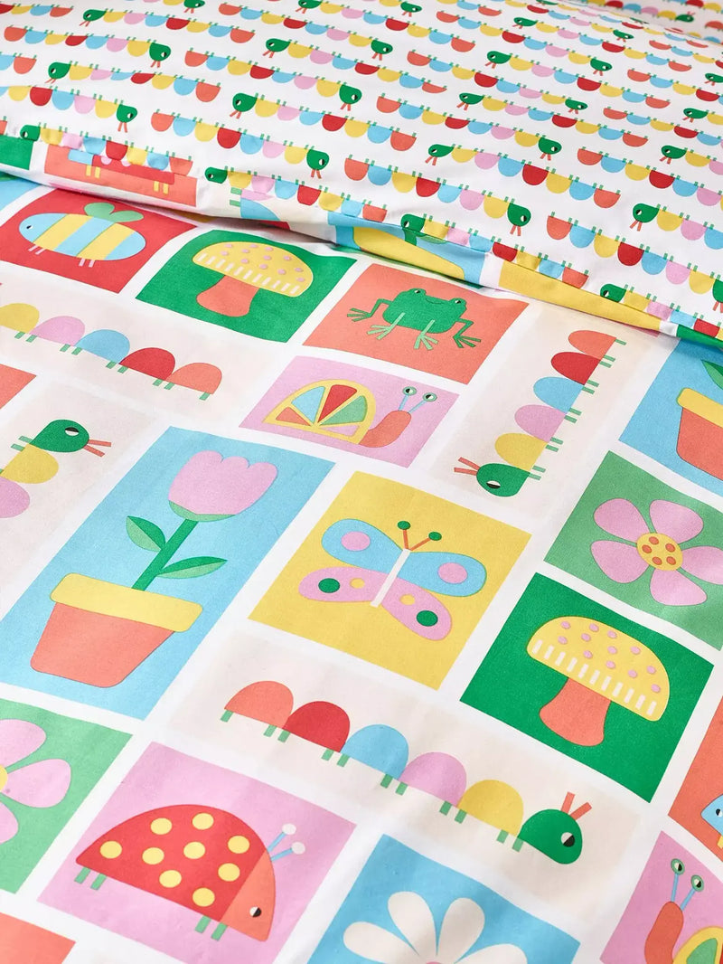 Catherine Lansfield Curious Caterpillar Duvet Set | Bright