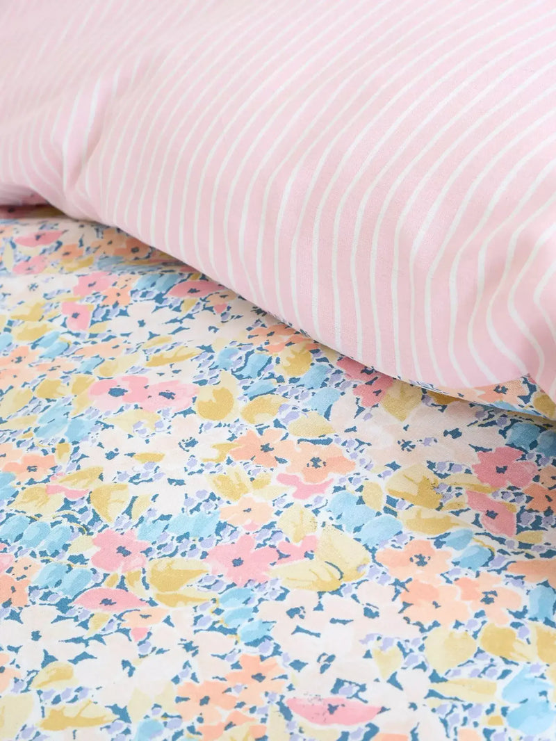 Catherine Lansfield  Darcy Floral Quit Set | Pink