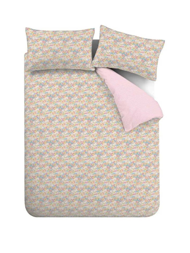 Catherine Lansfield  Darcy Floral Quit Set | Pink