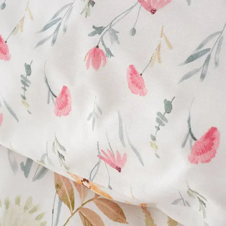 Catherine Lansfield Ella Poppy Quilt Set   | Cream