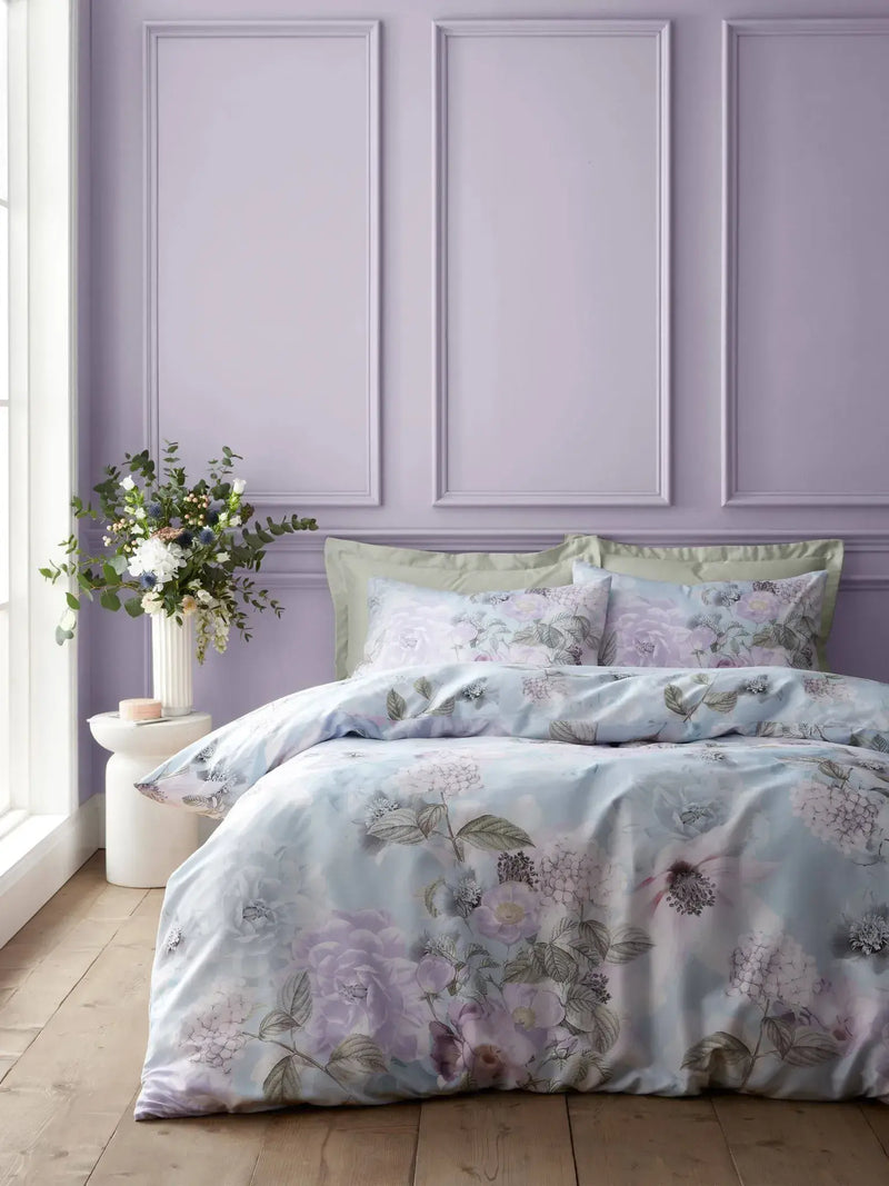 Catherine Lansfield Floral Sereniyy Duvet Set| Blue