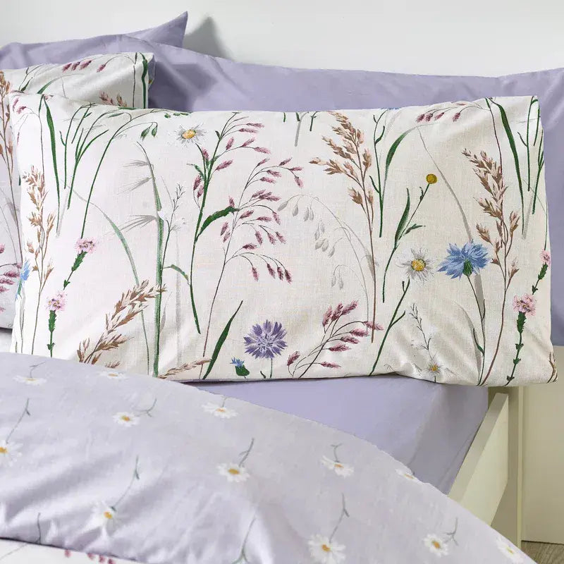 Catherine Lansfield Grasmere Quilt Set | Lilac