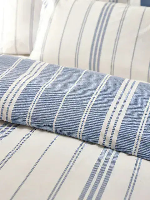 Catherine Lansfield  Harbour Stripe Quit Set | Blue