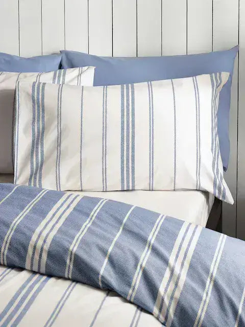 Catherine Lansfield  Harbour Stripe Quit Set | Blue