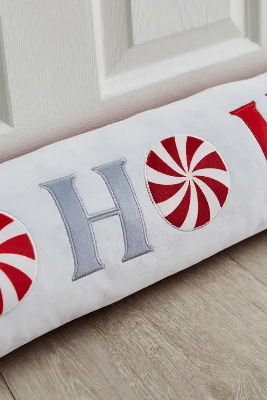 Catherine Lansfield Ho Ho Ho Draught Excludes| Red