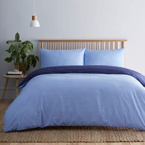 Catherine Lansfield Housewife Pillowcase Pair | Cornflower