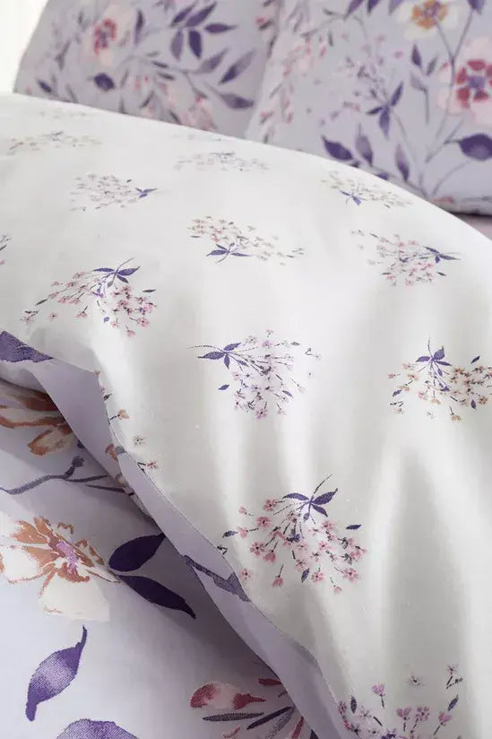 Catherine Lansfield Isadora Floral Quilt Set  | Lilac