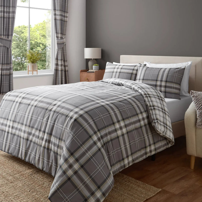 Catherine Lansfield  Kelso Bed Set | Charcoal