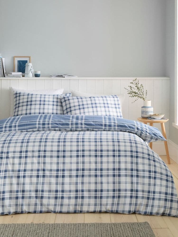 Catherine Lansfield Kelso Quilt Set | Blue