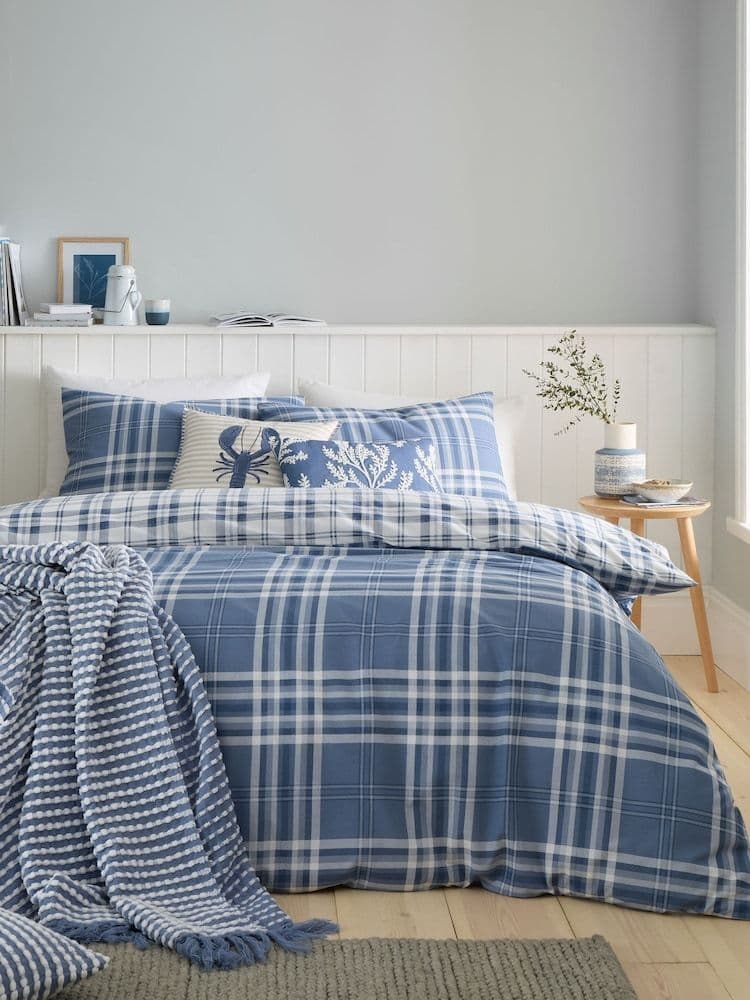 Catherine Lansfield Kelso Quilt Set | Blue